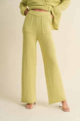 JUST SWEATER PANTS (LEMON GRASS)