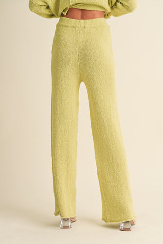 JUST SWEATER PANTS (LEMON GRASS)