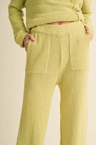 JUST SWEATER PANTS (LEMON GRASS)