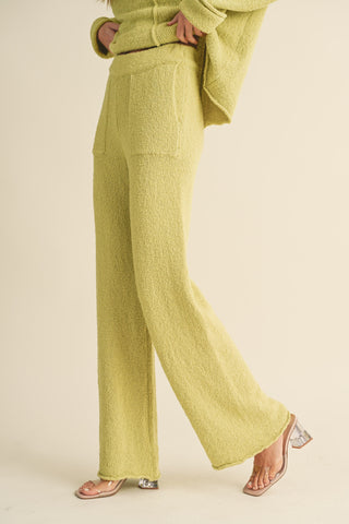 JUST SWEATER PANTS (LEMON GRASS)