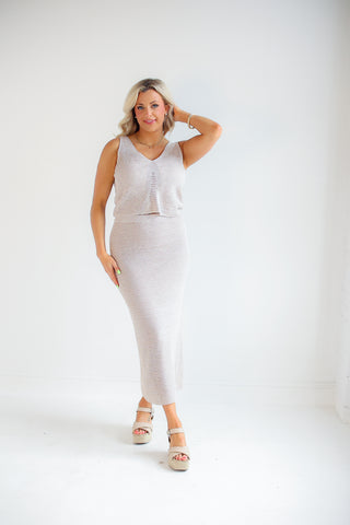 MYKONOS MIDI SKIRT (OATMEAL) - Z SUPPLY