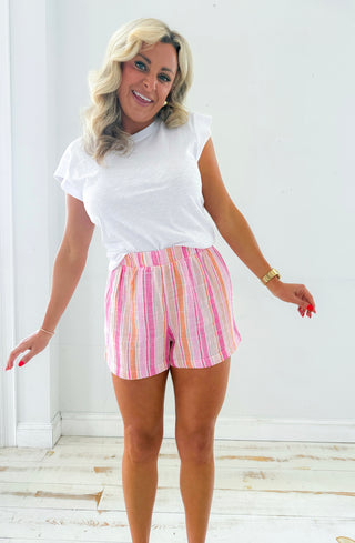 (XS) MORNING STRIPE GAUZE SHORT - Z SUPPLY