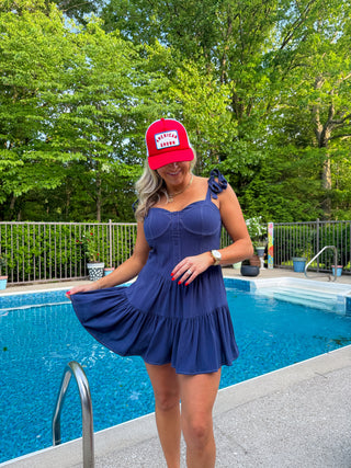 (LARGE) Star-Spangled Sweetheart Dress