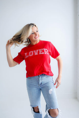 LOVER (Red) Short Sleeve Tee