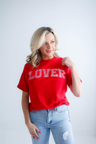LOVER (Red) Short Sleeve Tee