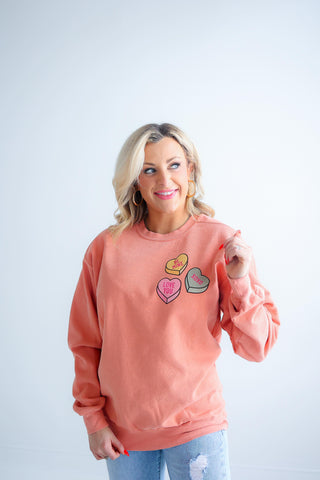 Candy Shop (Creamsicle) Comfort Colors Sweatshirt