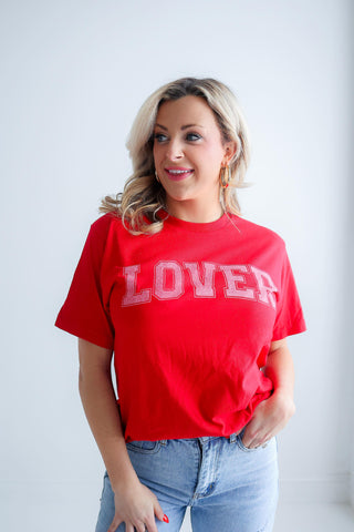 LOVER (Red) Short Sleeve Tee