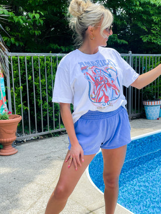 America Land of The Free (White) Tee