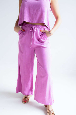SUGARLOAF WIDE LEG PANT - SADIE & SAGE