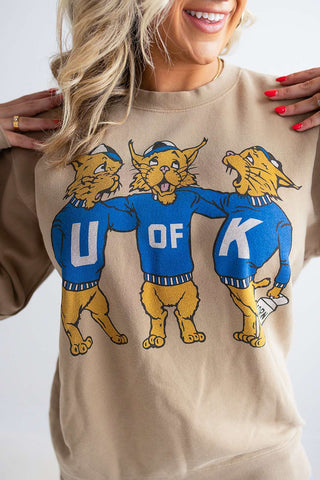 Game Day (Sand) Vintage Sweatshirt