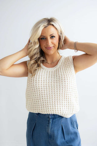 ELSIE SWEATER TANK - SADIE & SAGE