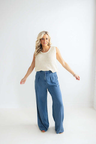 ELSIE SWEATER TANK - SADIE & SAGE