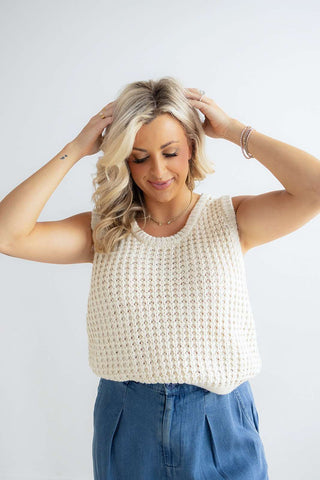 ELSIE SWEATER TANK - SADIE & SAGE