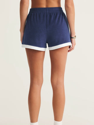 (MEDIUM + LARGE) 3SOYER TERRY SHORT (YACHT BLUE) - Z SUPPLY