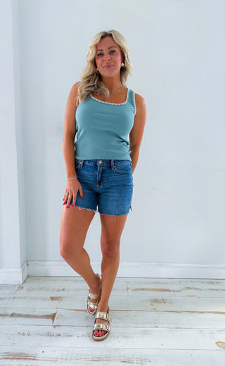 JAIDLYNN RIB TANK (SEA PINE) - Z SUPPLY