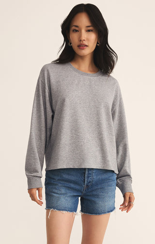 (XL) Ellis Sweatshirt (CLASSIC HEATHER) - Z SUPPLY