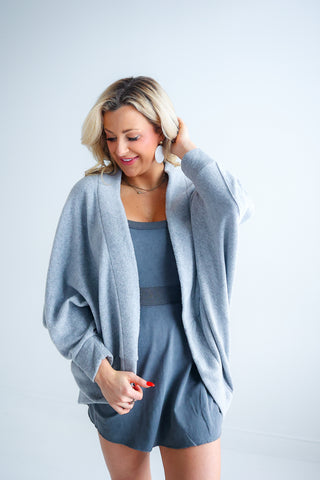 Commuter Fleece Cardigan (Classic Heather Grey) - Z SUPPLY