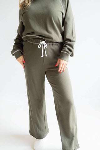 HUNTINGTON French Terry PANT (GRAPE LEAF)- Z SUPPLY