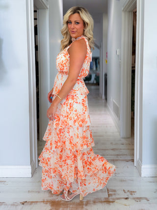 MARI TIERED DRESS - Lucy Paris