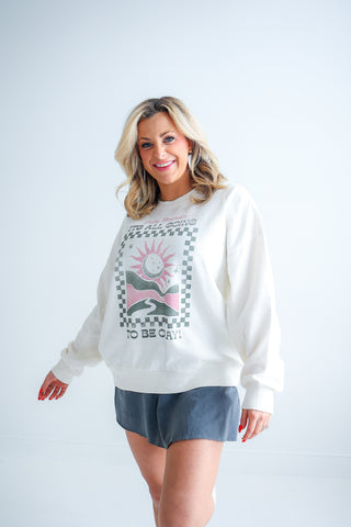 OVERSIZED OK! CREW SWEATSHIRT - Z SUPPLY