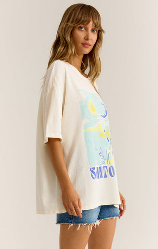SANTORINI SOCAL OVERSIZED TEE - Z SUPPLY