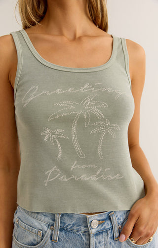(LARGE) GREETINGS SUN TRIP TANK - Z SUPPLY