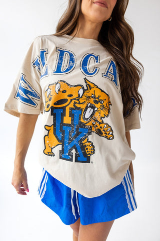 KENTUCKY SOUTHERN SPLIT BAND TEE (OATMEAL)