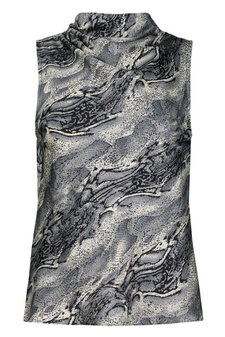 CLAUDE COWL NECK (PYTHON) - BISHOP + YOUNG