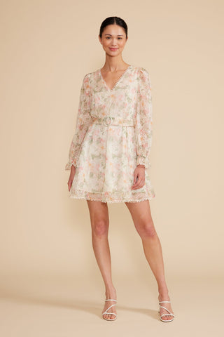 HAISLEY MINI DRESS - FLORAL - Lucy Paris