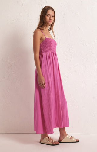 BEACHSIDE MIDI DRESS (HEARTBREAK PINK) -  Z SUPPLY