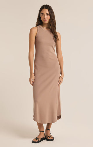 GOODWIN MIDI DRESS (LATTE) - Z SUPPLY