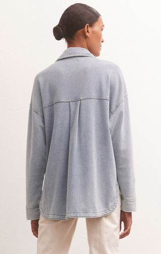 ALL DAY KNIT DENIM JACKET (WASHED DENIM) - Z SUPPLY