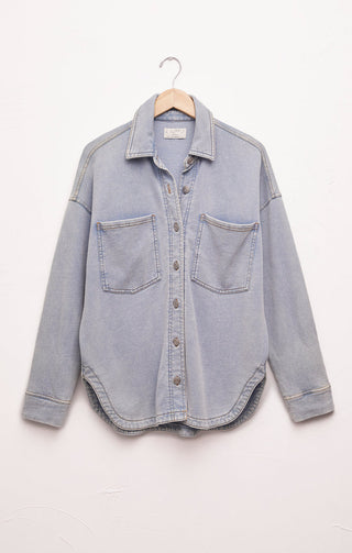 ALL DAY KNIT DENIM JACKET (WASHED DENIM) - Z SUPPLY