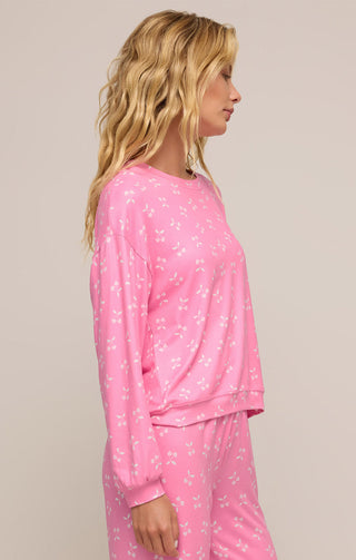 CHERRY LONG SLEEVE TOP (PINK BISOU) - Z SUPPLY