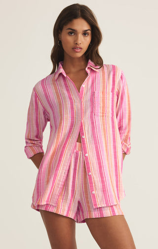 (XS) MORNING STRIPE GAUZE SHORT - Z SUPPLY