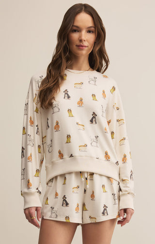 ELLE PUP LONG SLEEVE TOP - Z SUPPLY
