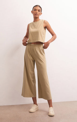 SCOUT COTTON JERSEY PANT (TAN) - Z SUPPLY
