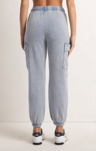 TEMPO KNIT DENIM JOGGER (Washed Indigo) - Z SUPPLY