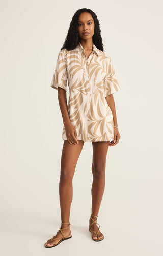 (XS + Medium) MARCEL TROPICAL PALM ROMPER - Z SUPPLY