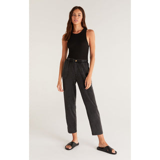 Z Supply Kendall Jersey Pant in (Black) - Z SUPPLY
