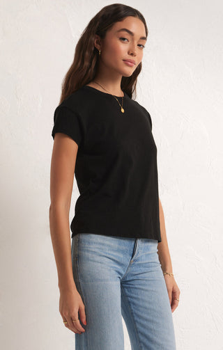MODERN SLUB TEE (BLACK) - Z SUPPLY