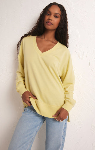 MODERN V-NECK WEEKENDER (LIMONCELLO) - Z SUPPLY
