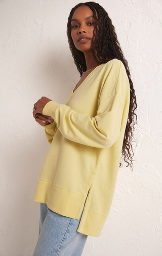 MODERN V-NECK WEEKENDER (LIMONCELLO) - Z SUPPLY