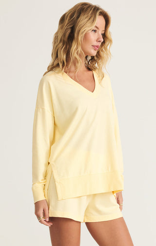 MODERN V-NECK WEEKENDER (MELLOW YELLOW) - Z SUPPLY