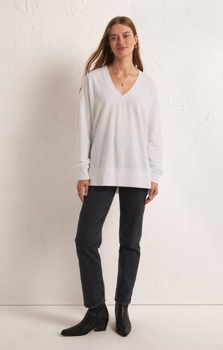 MODERN V-NECK WEEKENDER (WHITE) - Z SUPPLY