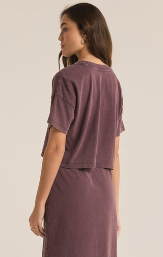 SWAY CROP TEE (COCO BERRY) - Z SUPPLY