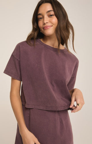 SWAY CROP TEE (COCO BERRY) - Z SUPPLY
