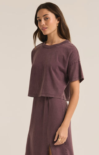 SWAY CROP TEE (COCO BERRY) - Z SUPPLY