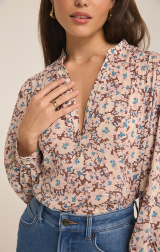 ESME LA PAZ FLORAL BLOUSE - Z SUPPLY