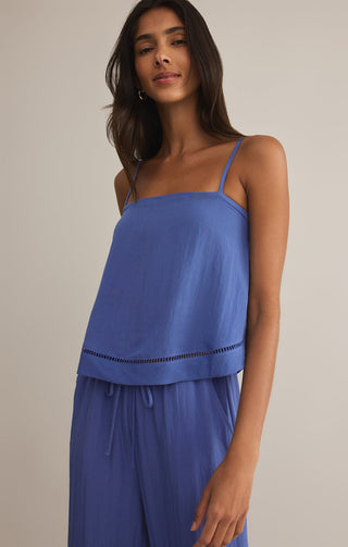 (SMALL + XL) LA LUZ TEXTURED TANK (RIVERIA) - Z SUPPLY
